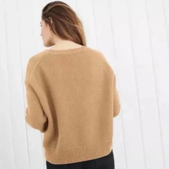 Jenni Kayne Atlas Crewneck Sweater Wool Camel Hair XS - Picture 2 of 7